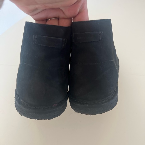 Yves Saint Laurent Oran Lu Nubuck‎ Black Leather Lace-Up Shoes Size 44 main image 11